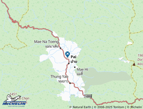 MICHELIN Wiang Nuea map - ViaMichelin