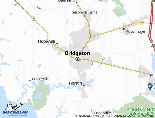 Mappa MICHELIN Bridgeton - ViaMichelin