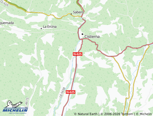 MICHELIN Vidanes map - ViaMichelin