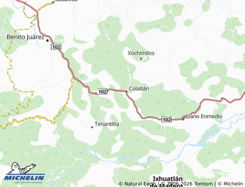 Mapa MICHELIN Pahuatlaco - ViaMichelin