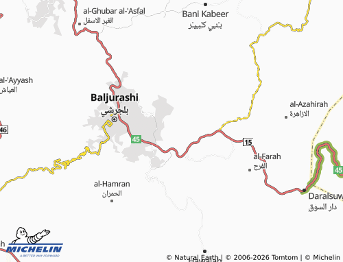MICHELIN-Landkarte Baladimigha - ViaMichelin
