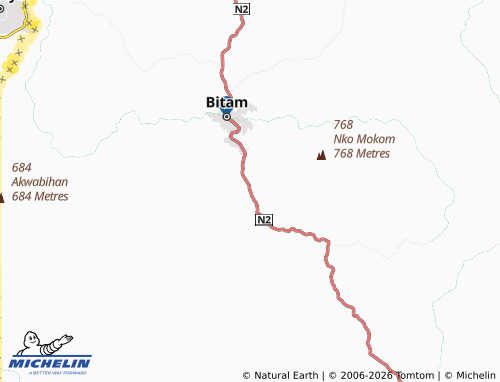 MICHELIN Mongos map - ViaMichelin