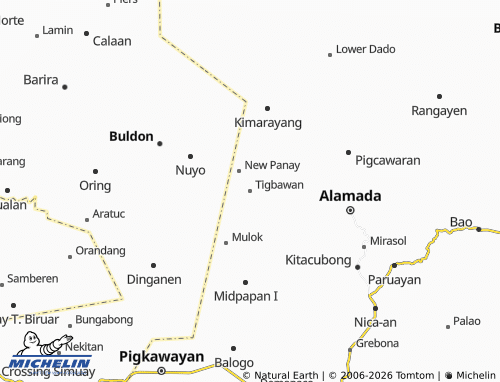 MICHELIN Tigbawan map - ViaMichelin