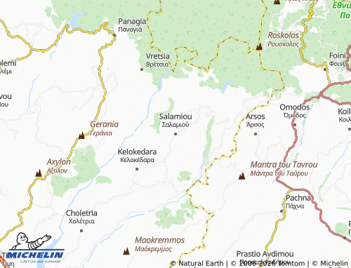 Mappa MICHELIN Salamiou - ViaMichelin