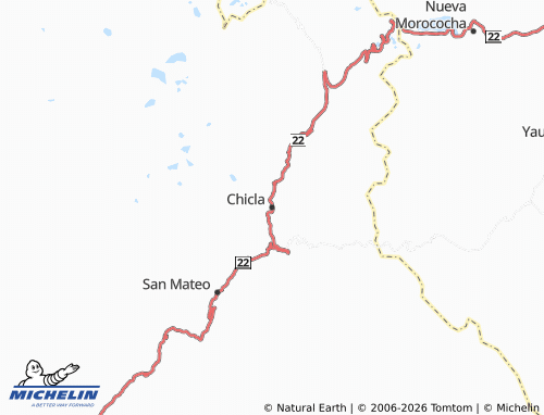 Mappa MICHELIN Chicla - ViaMichelin