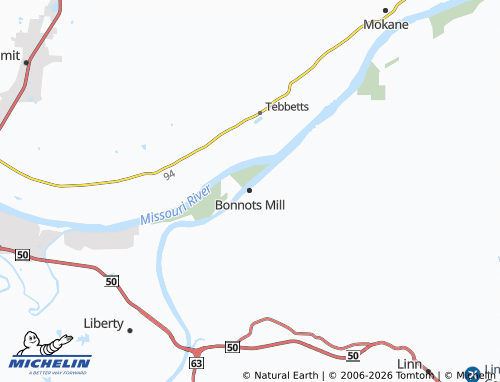 Carte MICHELIN Bonnots Mill - ViaMichelin