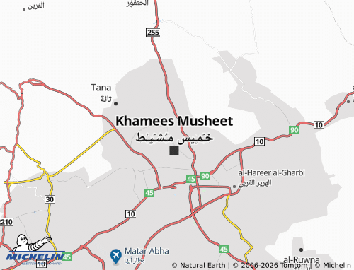 MICHELIN-Landkarte al-Ta'awun - ViaMichelin