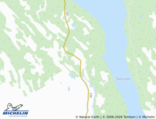 Carte MICHELIN Månsåsen - ViaMichelin