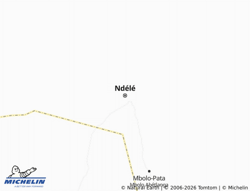 Mappa MICHELIN Ndélé - ViaMichelin