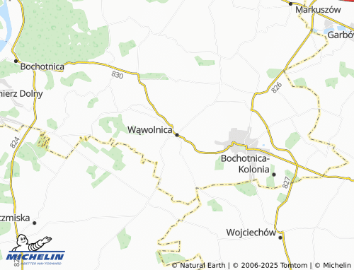 MICHELIN Wąwolnica map - ViaMichelin