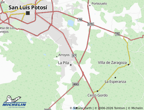 Mappa MICHELIN Noria de San José - ViaMichelin