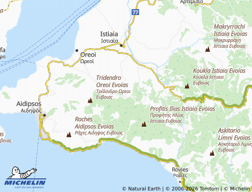 MICHELIN Kastaniotissa map - ViaMichelin