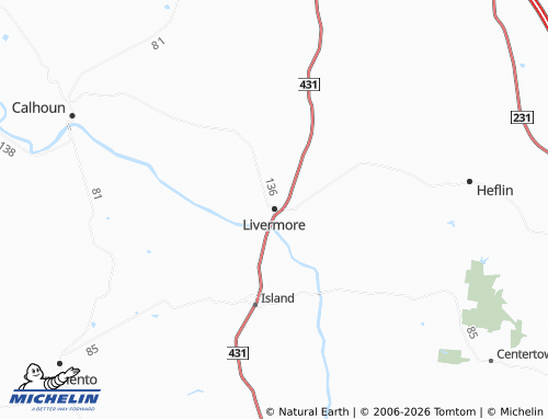 Mappa MICHELIN Livermore - ViaMichelin
