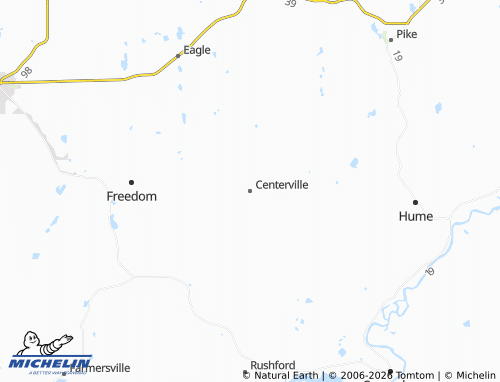 Mapa MICHELIN Centerville - ViaMichelin