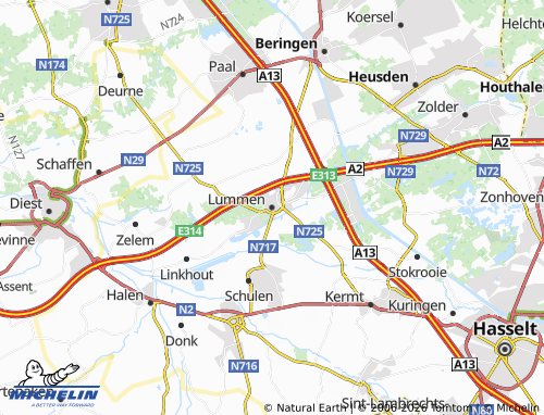 MICHELIN Lummen map - ViaMichelin