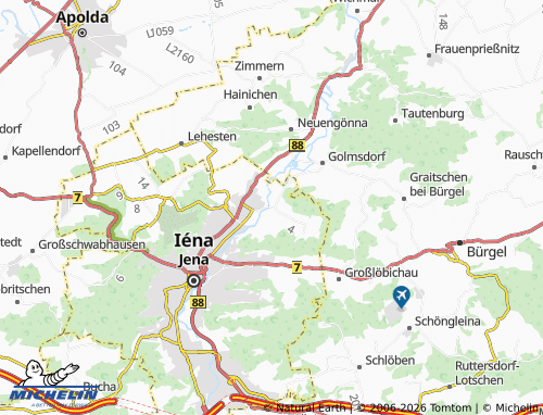 MICHELIN Kunitz map - ViaMichelin