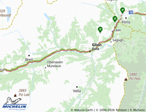Carte MICHELIN Flond - ViaMichelin