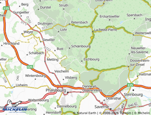 Mapa MICHELIN Graufthal - ViaMichelin