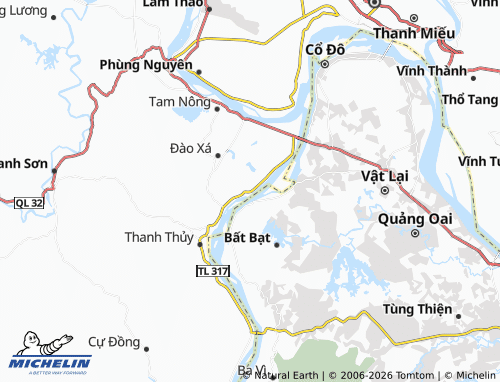 Mappa MICHELIN Thanh Thủy - ViaMichelin