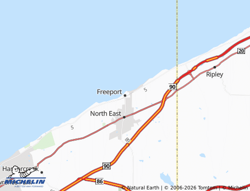 Mappa MICHELIN Freeport - ViaMichelin