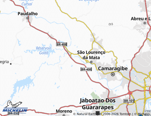 MICHELIN Tiúma map - ViaMichelin