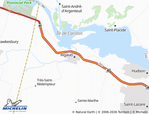 Carte MICHELIN Rigaud - ViaMichelin