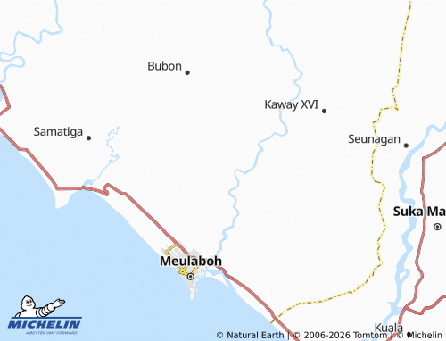 Mapa MICHELIN Padang Mancang - ViaMichelin