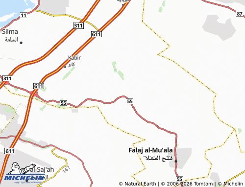 MICHELIN Al Lebsa map - ViaMichelin