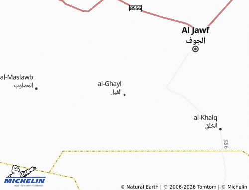 Mappa MICHELIN al-Ghayl - ViaMichelin