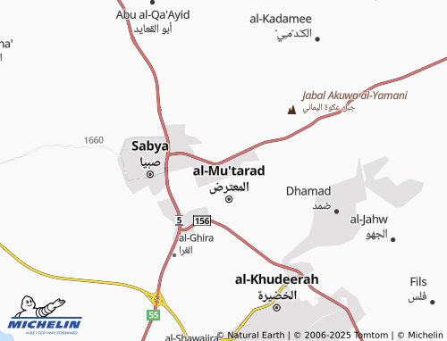 MICHELIN Al Hussaini District map - ViaMichelin