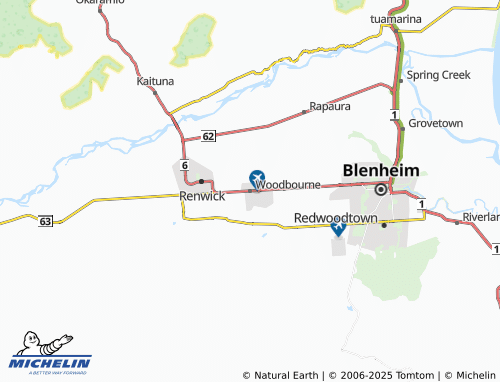 MICHELIN Woodbourne map - ViaMichelin