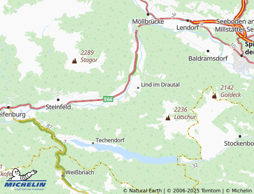 MICHELIN-Landkarte Oberallach - ViaMichelin