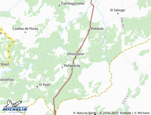 MICHELIN Villasrubias map - ViaMichelin