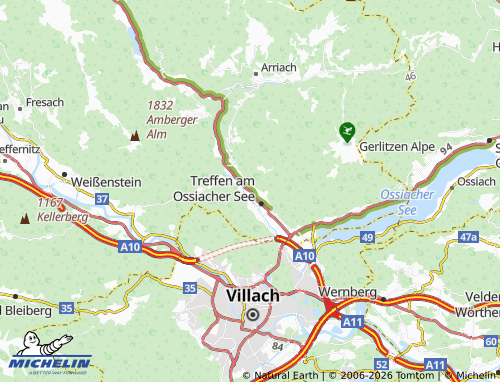 Mapa MICHELIN Köttwein - ViaMichelin