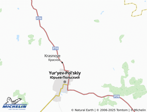 MICHELIN Nenashevskoye map - ViaMichelin