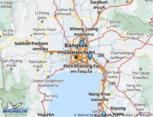 Mapa MICHELIN Khlong San - ViaMichelin