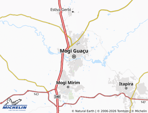 Mapa MICHELIN Mogi Guacu - ViaMichelin