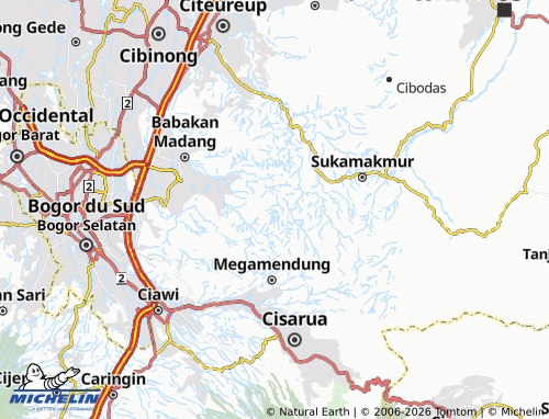 MICHELIN Karang Tengah map - ViaMichelin