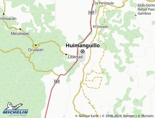 MICHELIN Villa La Ceiba map - ViaMichelin