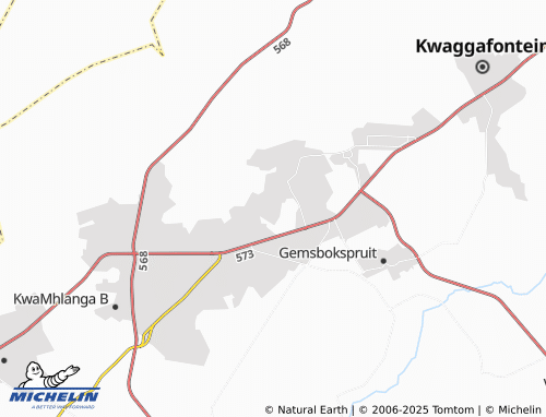 MICHELIN Ekuthuleni map - ViaMichelin