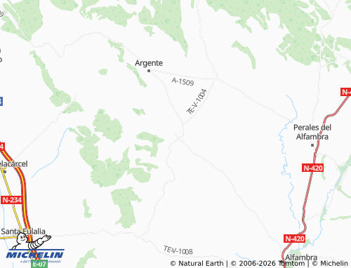 Mapa MICHELIN Camañas - ViaMichelin