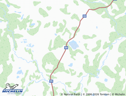 MICHELIN Kaunisvaara map - ViaMichelin
