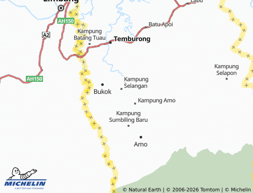 MICHELIN Kampung Parit map - ViaMichelin