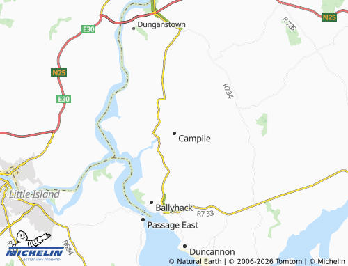 Mappa MICHELIN Campile - ViaMichelin