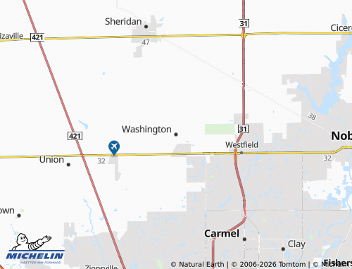 Mappa MICHELIN Washington - ViaMichelin