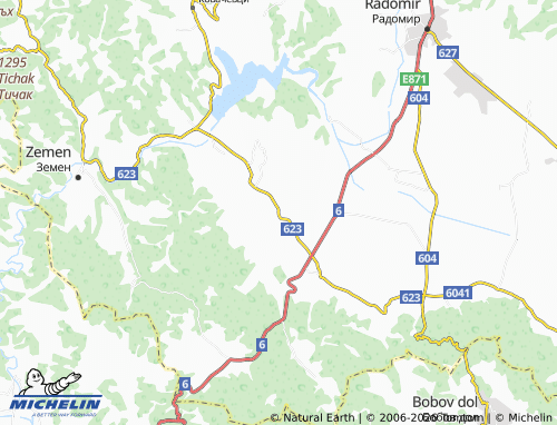 Mappa MICHELIN Debeli lag - ViaMichelin