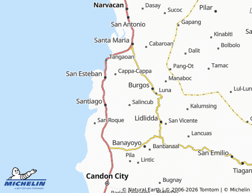 MICHELIN Cabaroan map - ViaMichelin