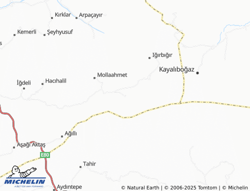 MICHELIN Eğertaşlar map - ViaMichelin