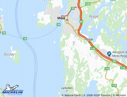 Carte MICHELIN Fuglevik - ViaMichelin