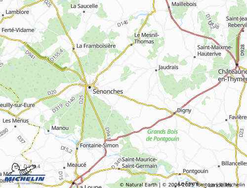 MICHELIN-Landkarte La Ville aux Nonains - ViaMichelin